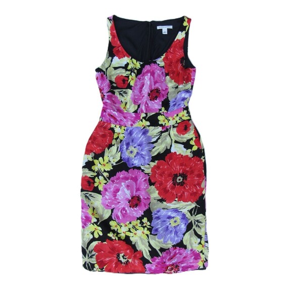 Banana Republic Dresses & Skirts - Banana Republic Dress Womens 2 Linen Blend Floral Sleeveless Lined Multicolor